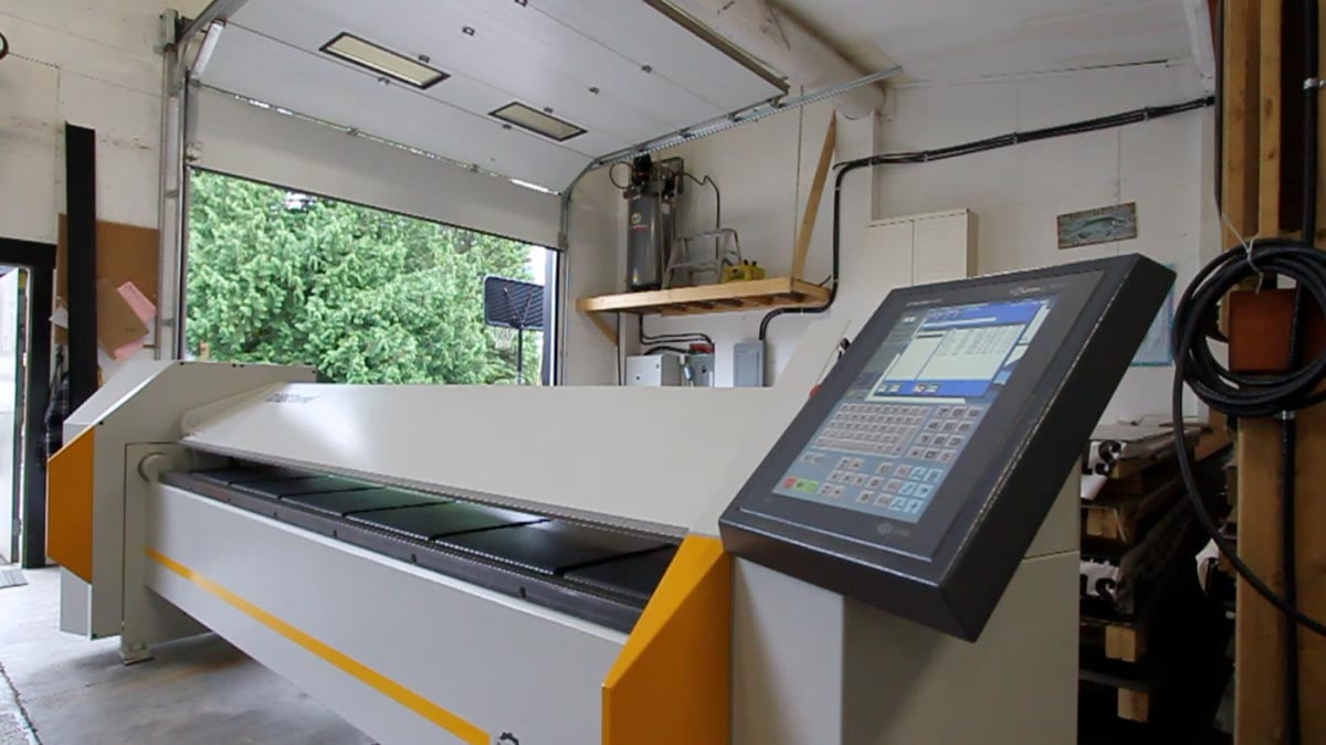 Matt Cladd Industries programmable CNC Forming Brake.